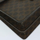 CELINE Macadam Canvas Hand Bag PVC Brown Auth 69272-14