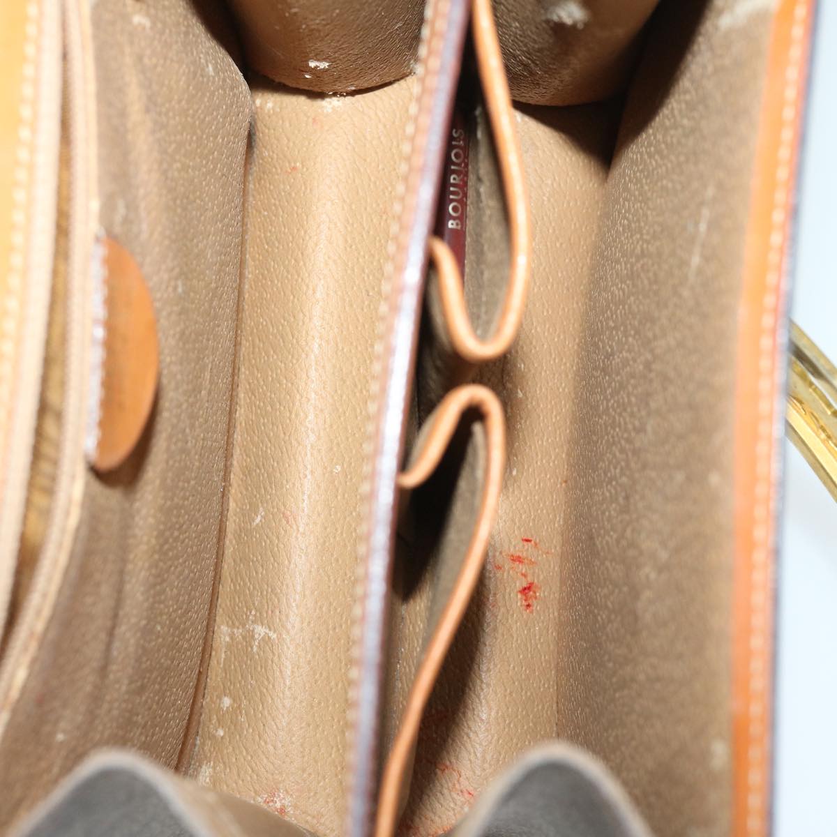 CELINE Macadam Canvas Hand Bag PVC Brown Auth 69272