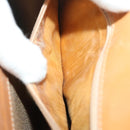 CELINE Macadam Canvas Hand Bag PVC Brown Auth 69272-11