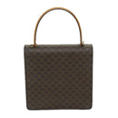 CELINE Macadam Canvas Hand Bag PVC Brown Auth 69272-2