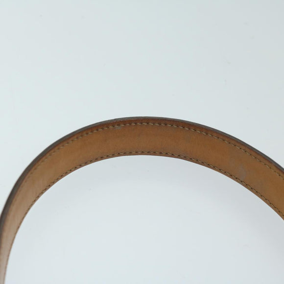 CELINE Macadam Canvas Hand Bag PVC Brown Auth 69272