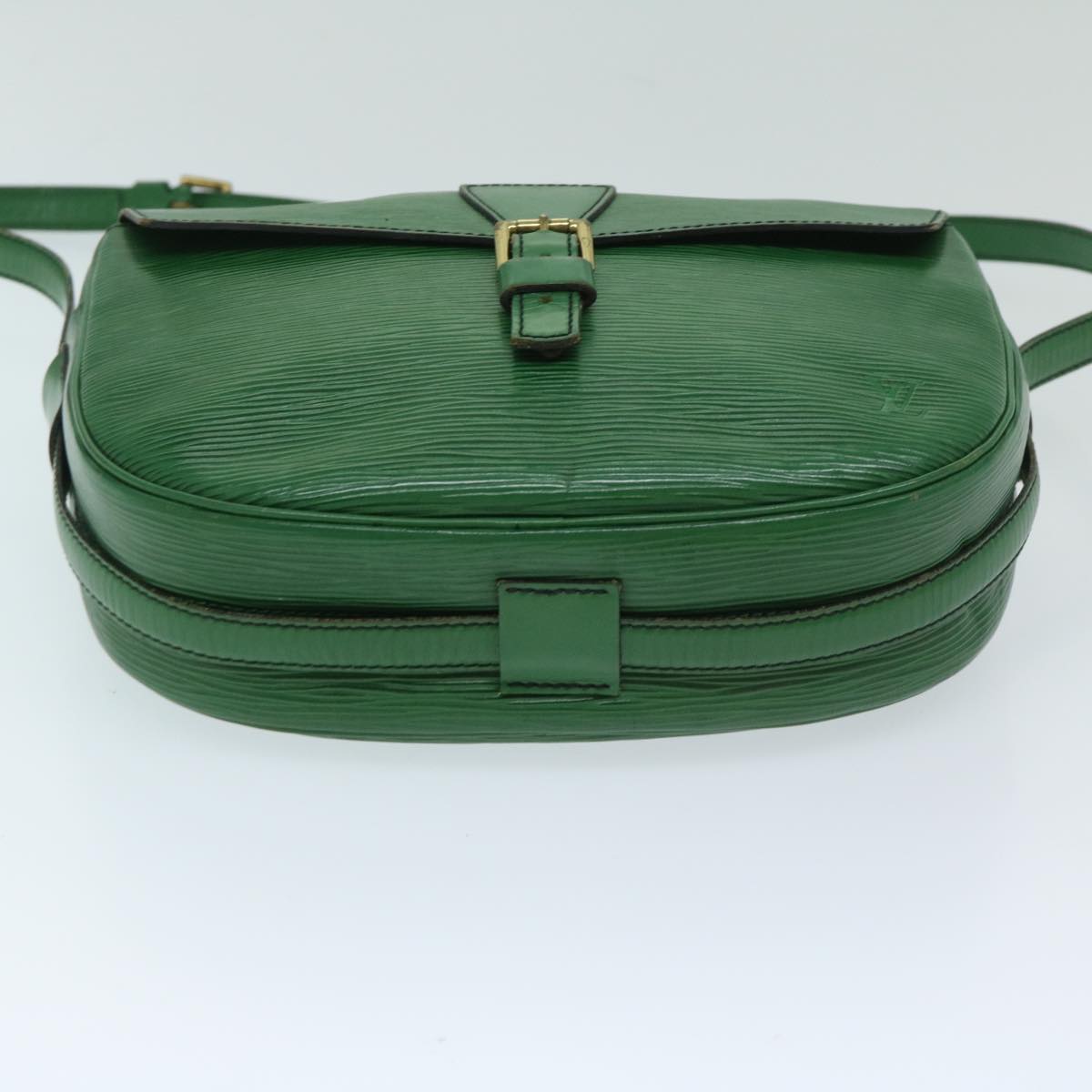 LOUIS VUITTON Epi Jeune Fille MM Shoulder Bag Green M52154 LV Auth 69277