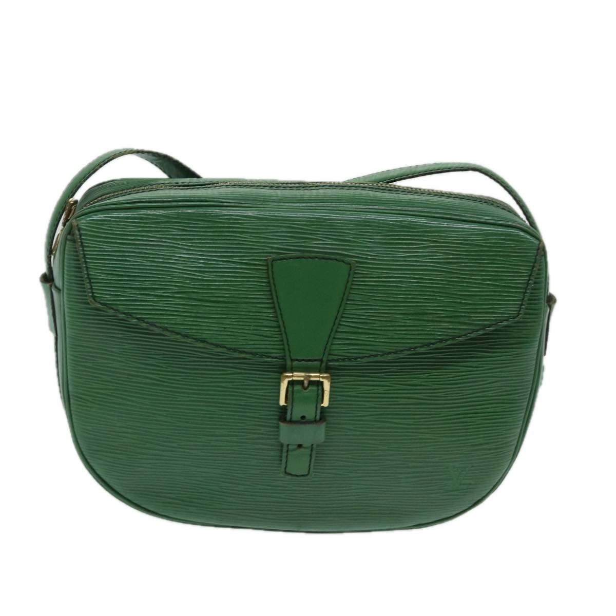 LOUIS VUITTON Epi Jeune Fille MM Shoulder Bag Green M52154 LV Auth 69277