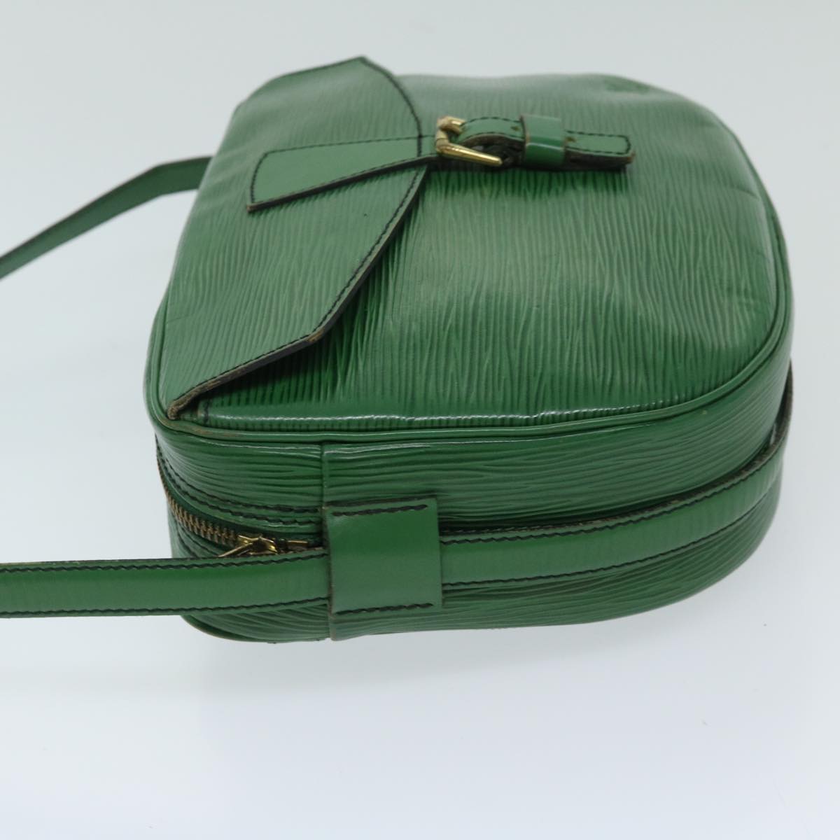 LOUIS VUITTON Epi Jeune Fille MM Shoulder Bag Green M52154 LV Auth 69277