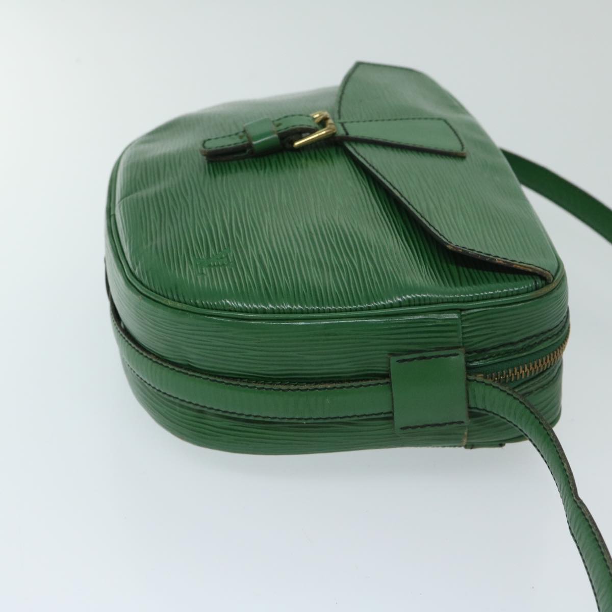 LOUIS VUITTON Epi Jeune Fille MM Shoulder Bag Green M52154 LV Auth 69277