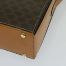 CELINE Macadam Canvas Shoulder Bag PVC Brown Auth 69278-14