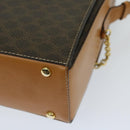 CELINE Macadam Canvas Shoulder Bag PVC Brown Auth 69278-16