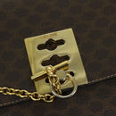CELINE Macadam Canvas Umhängetasche PVC Braun Auth 69278-18