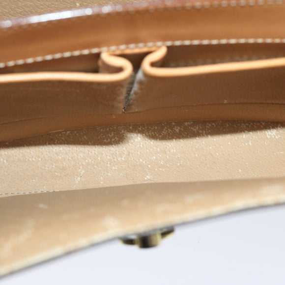 CELINE Macadam Canvas Shoulder Bag PVC Brown Auth 69278