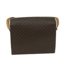 CELINE Macadam Canvas Umhängetasche PVC Braun Auth 69278-2