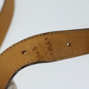 CELINE Macadam Canvas Shoulder Bag PVC Brown Auth 69278-9