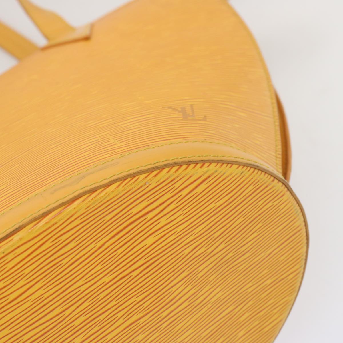 LOUIS VUITTON Epi Saint Jacques Shopping Shoulder Bag Yellow M52269 Auth 69294