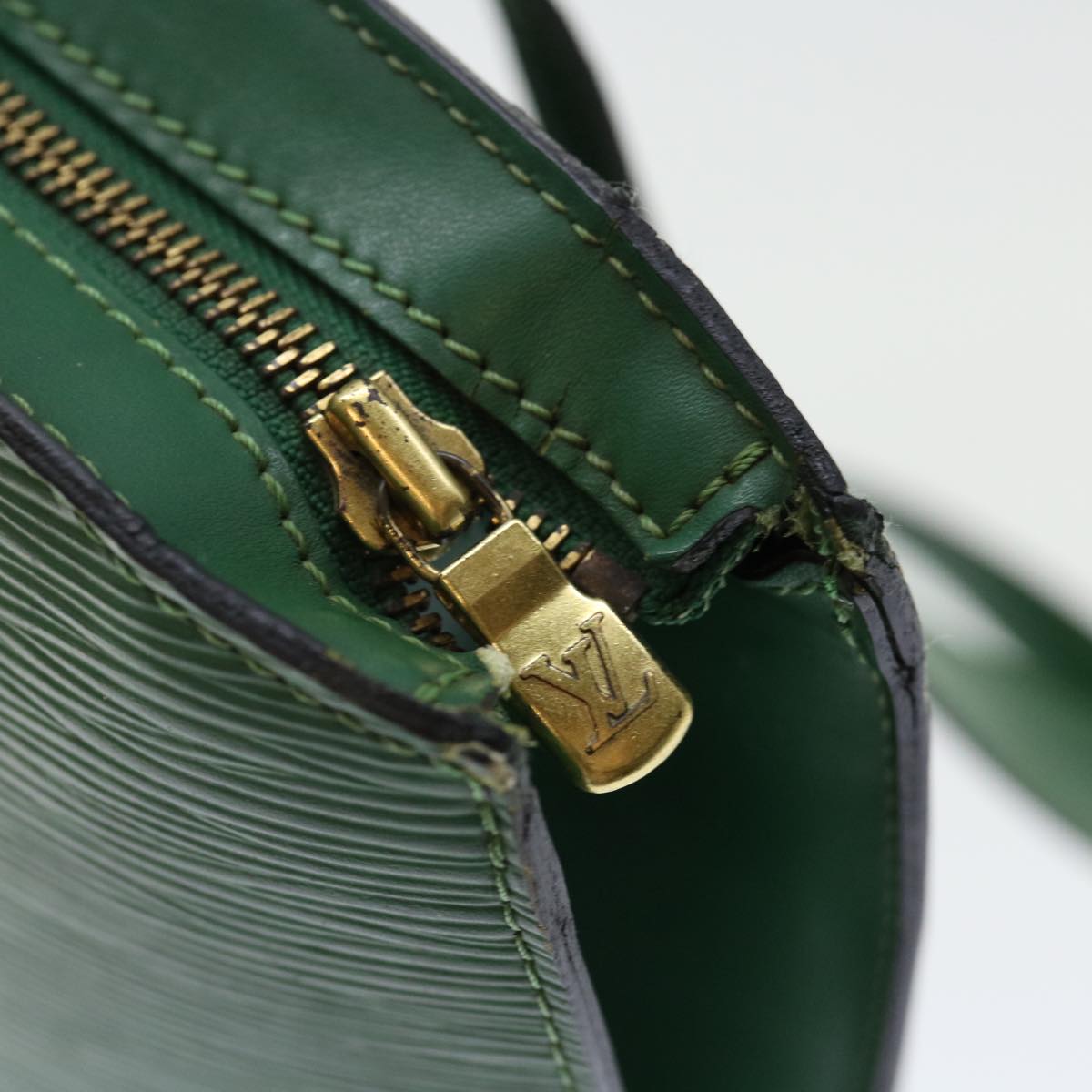 LOUIS VUITTON Epi Saint Jacques Shopping Shoulder Bag Green M52264 Auth 69295