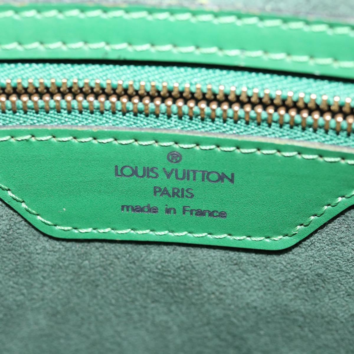 LOUIS VUITTON Epi Saint Jacques Shopping Shoulder Bag Green M52264 Auth 69295