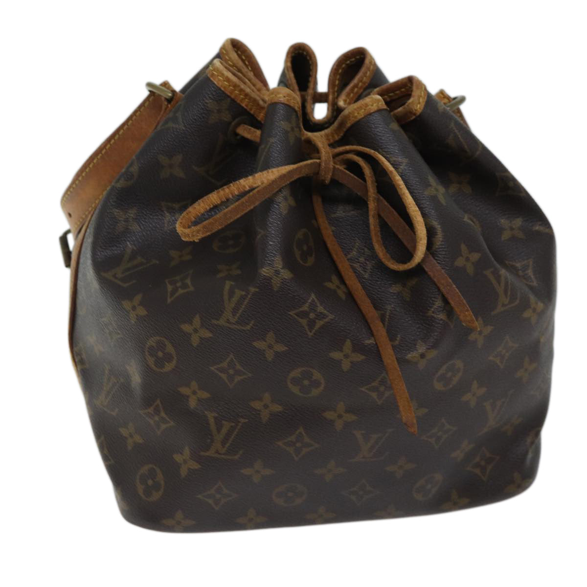 LOUIS VUITTON Monogram Petit Noe Shoulder Bag M42226 LV Auth 69308