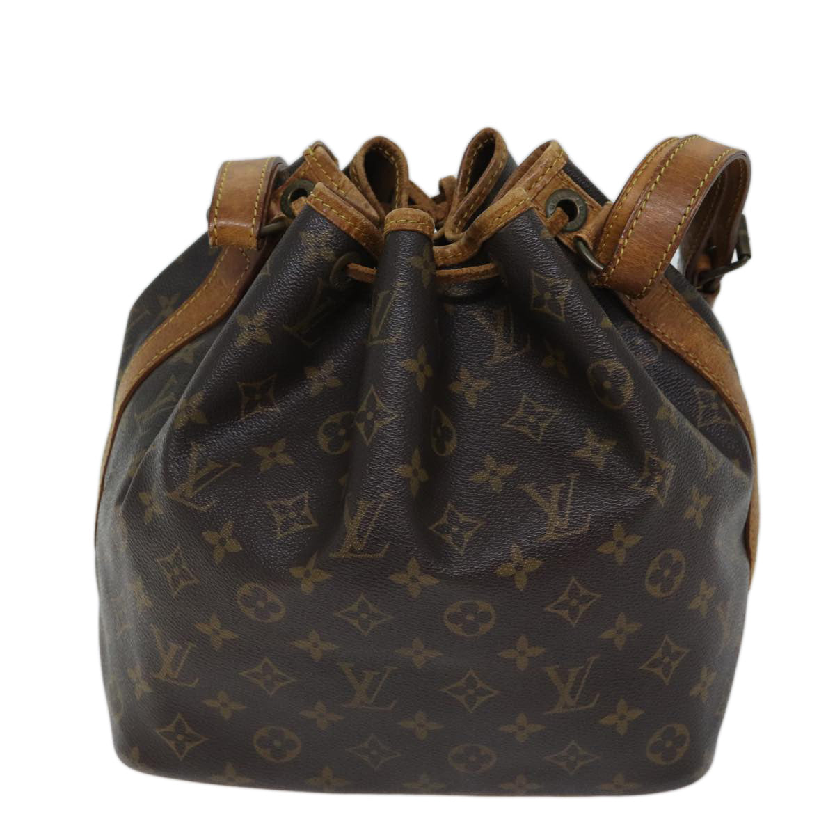 LOUIS VUITTON Monogram Petit Noe Shoulder Bag M42226 LV Auth 69308