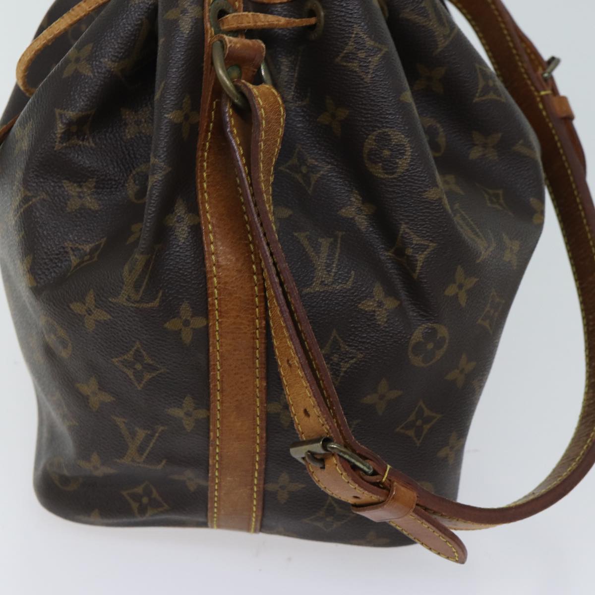 LOUIS VUITTON Monogram Petit Noe Shoulder Bag M42226 LV Auth 69308