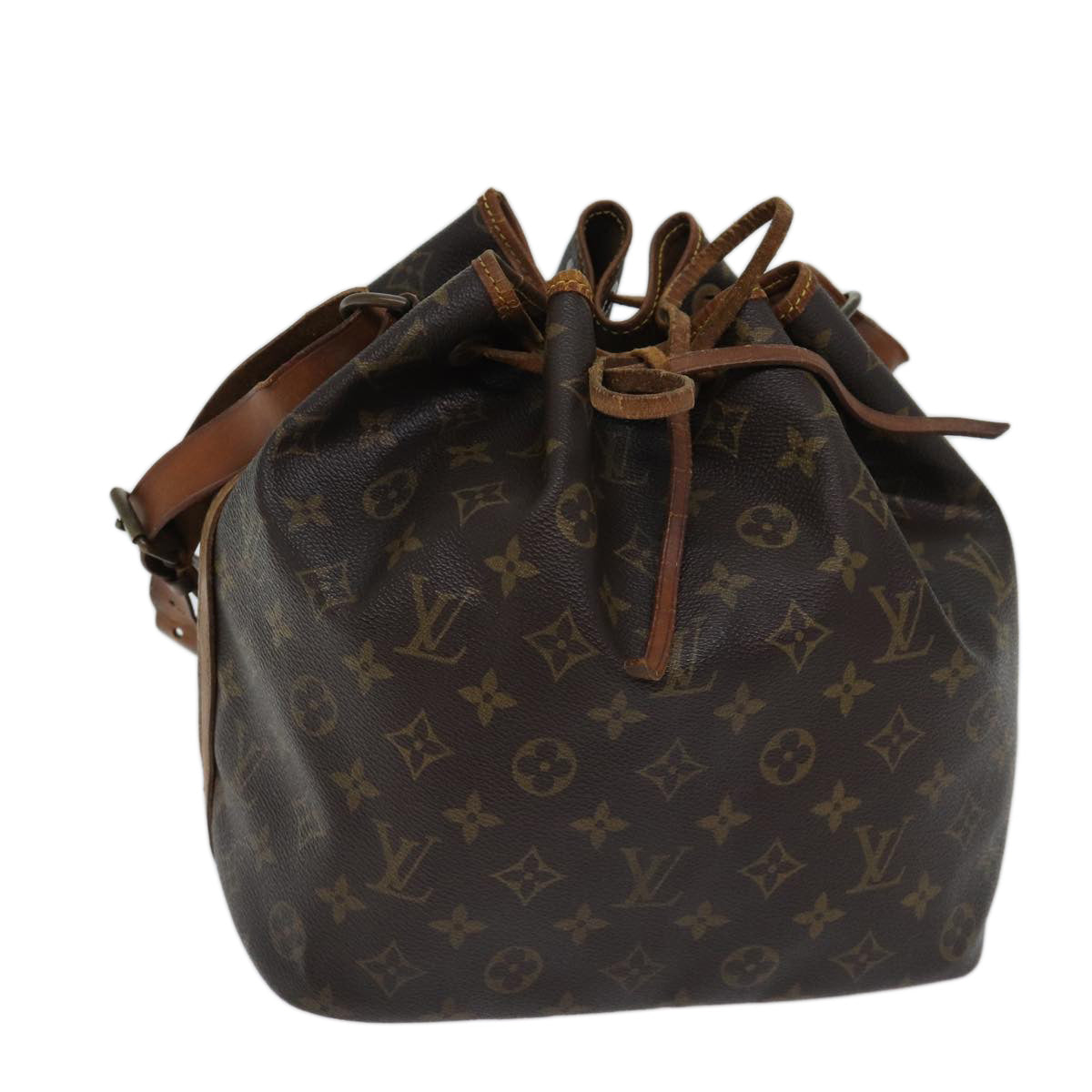 LOUIS VUITTON Monogram Petit Noe Shoulder Bag M42226 LV Auth 69309