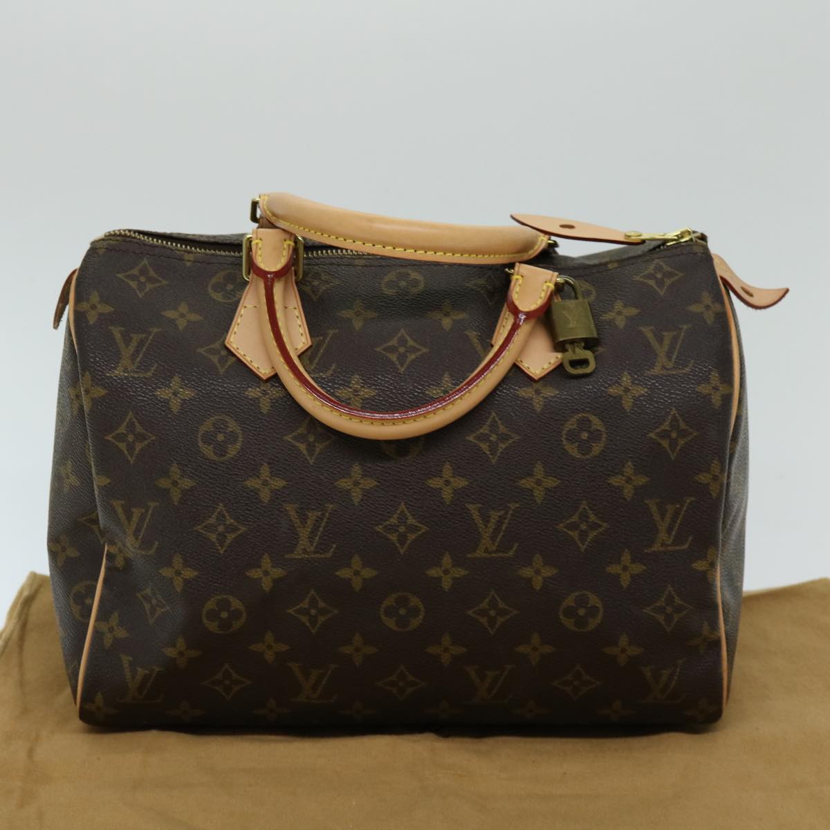 LOUIS VUITTON Monogram Speedy 30 Hand Bag M41526 LV Auth 69311A