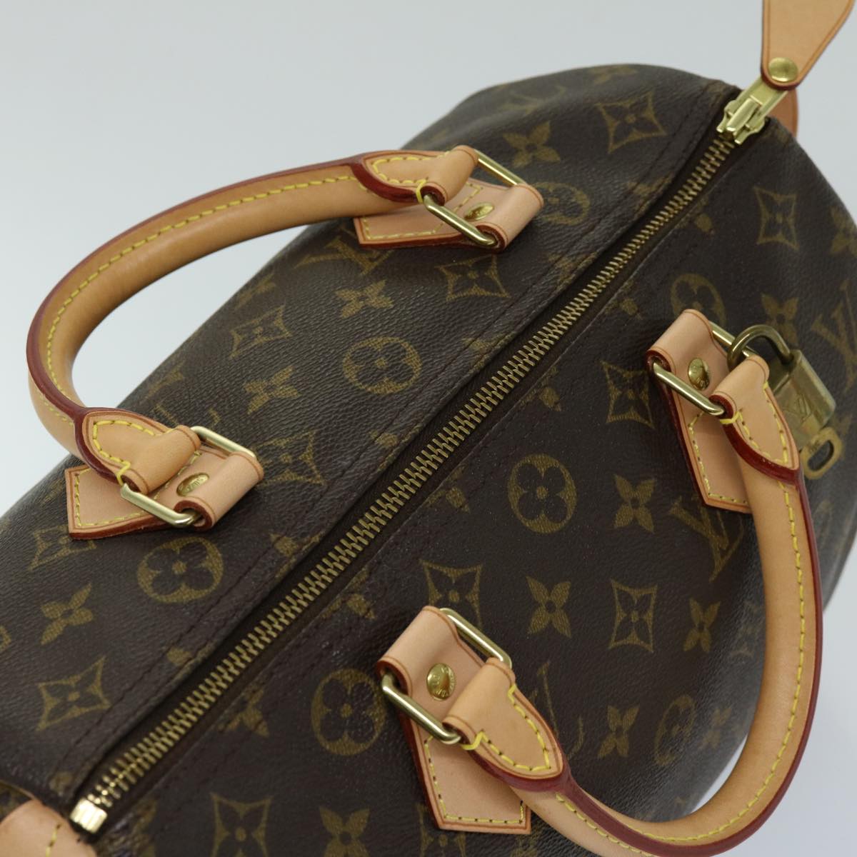 LOUIS VUITTON Monogram Speedy 30 Hand Bag M41526 LV Auth 69311A