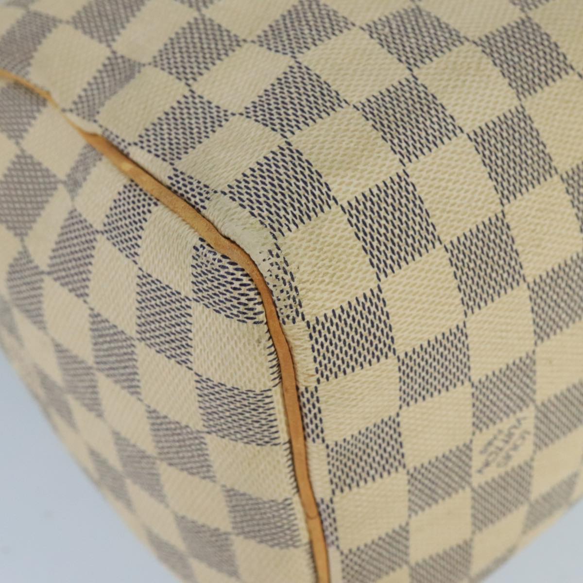 LOUIS VUITTON Damier Azur Speedy 25 Hand Bag N41534 LV Auth 69312