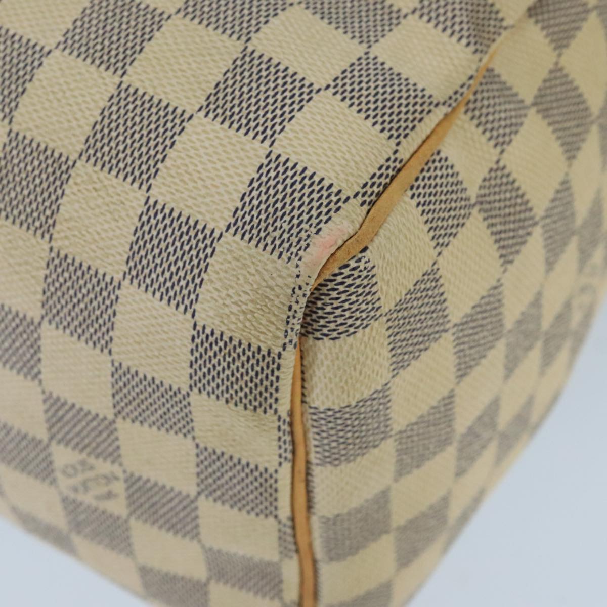 LOUIS VUITTON Damier Azur Speedy 25 Hand Bag N41534 LV Auth 69312