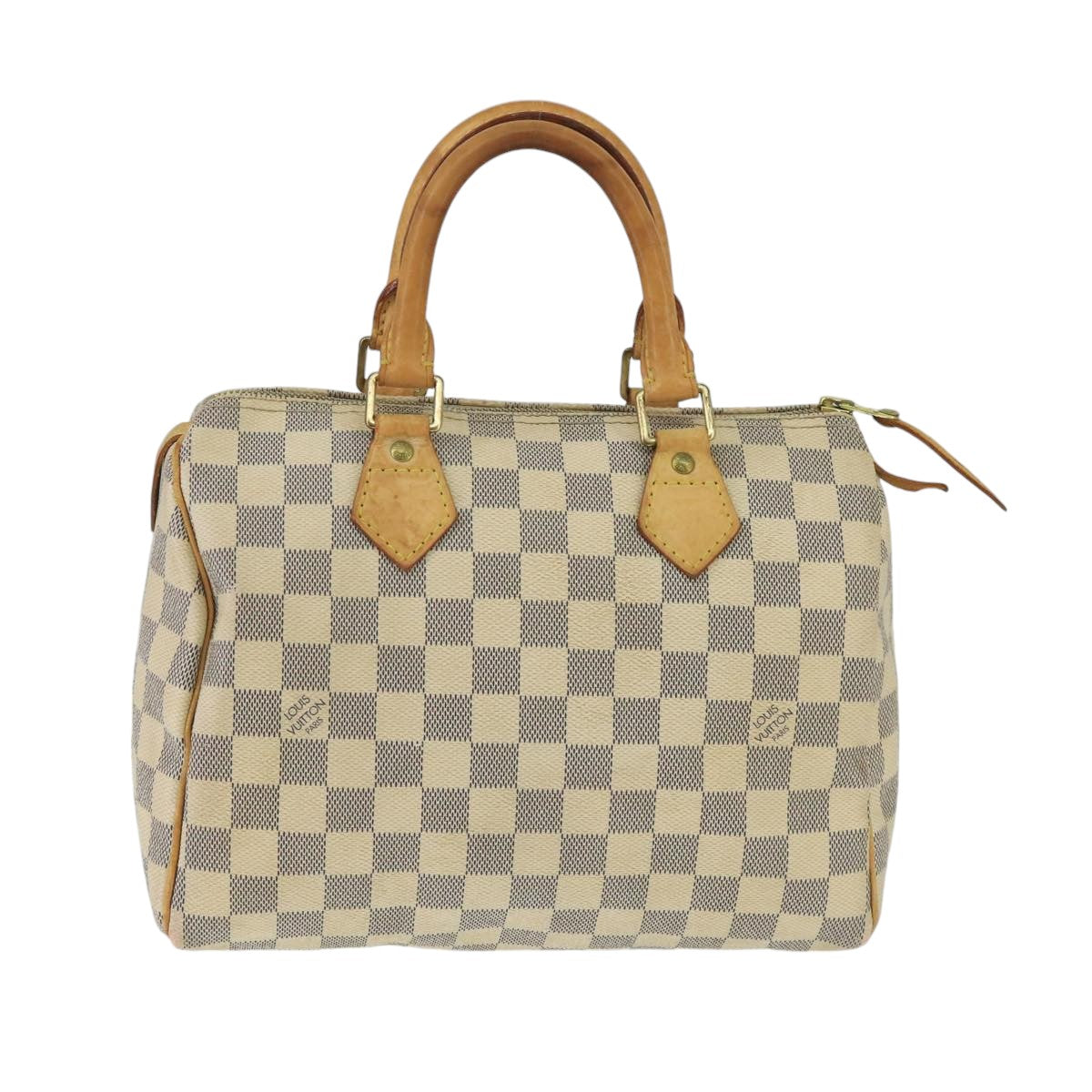 LOUIS VUITTON Damier Azur Speedy 25 Hand Bag N41534 LV Auth 69312