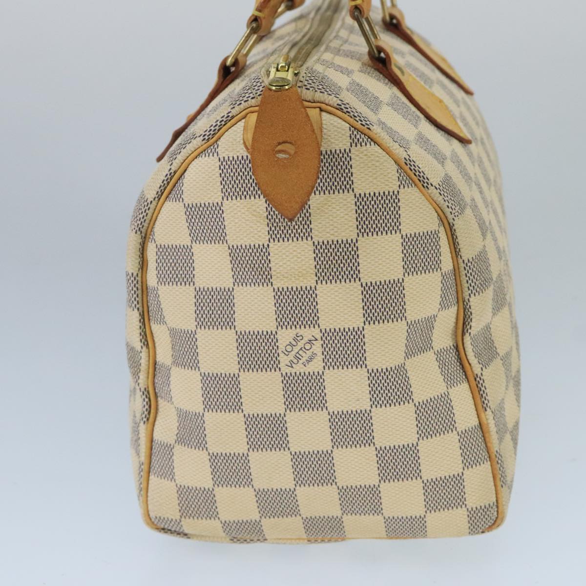 LOUIS VUITTON Damier Azur Speedy 25 Hand Bag N41534 LV Auth 69312