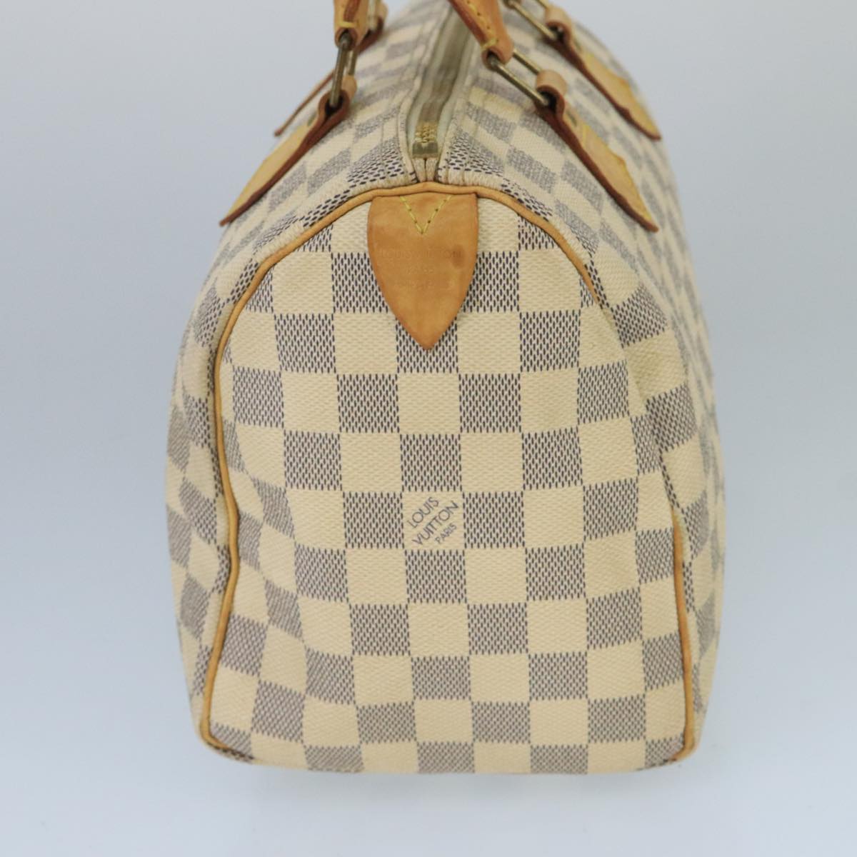 LOUIS VUITTON Damier Azur Speedy 25 Hand Bag N41534 LV Auth 69312