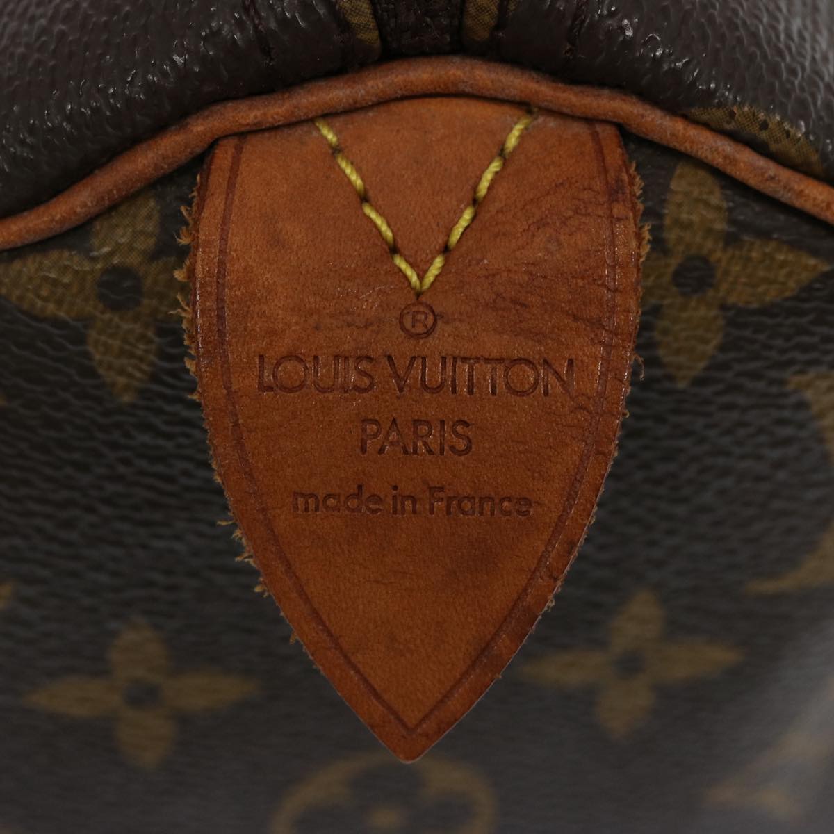 LOUIS VUITTON Monogram Speedy 30 Hand Bag M41526 LV Auth 69314