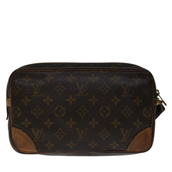LOUIS VUITTON Monogram Marly Dragonne GM Clutch Bag M51825 LV Auth 69324