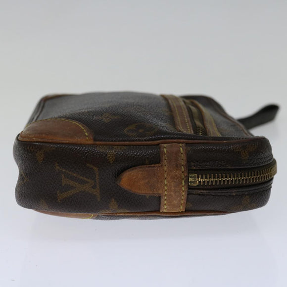 LOUIS VUITTON Monogram Marly Dragonne GM Clutch Bag M51825 LV Auth 69324