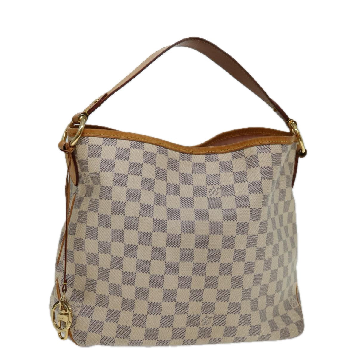 LOUIS VUITTON Damier Azur Delightful PM Shoulder Bag N41447 LV Auth 69328