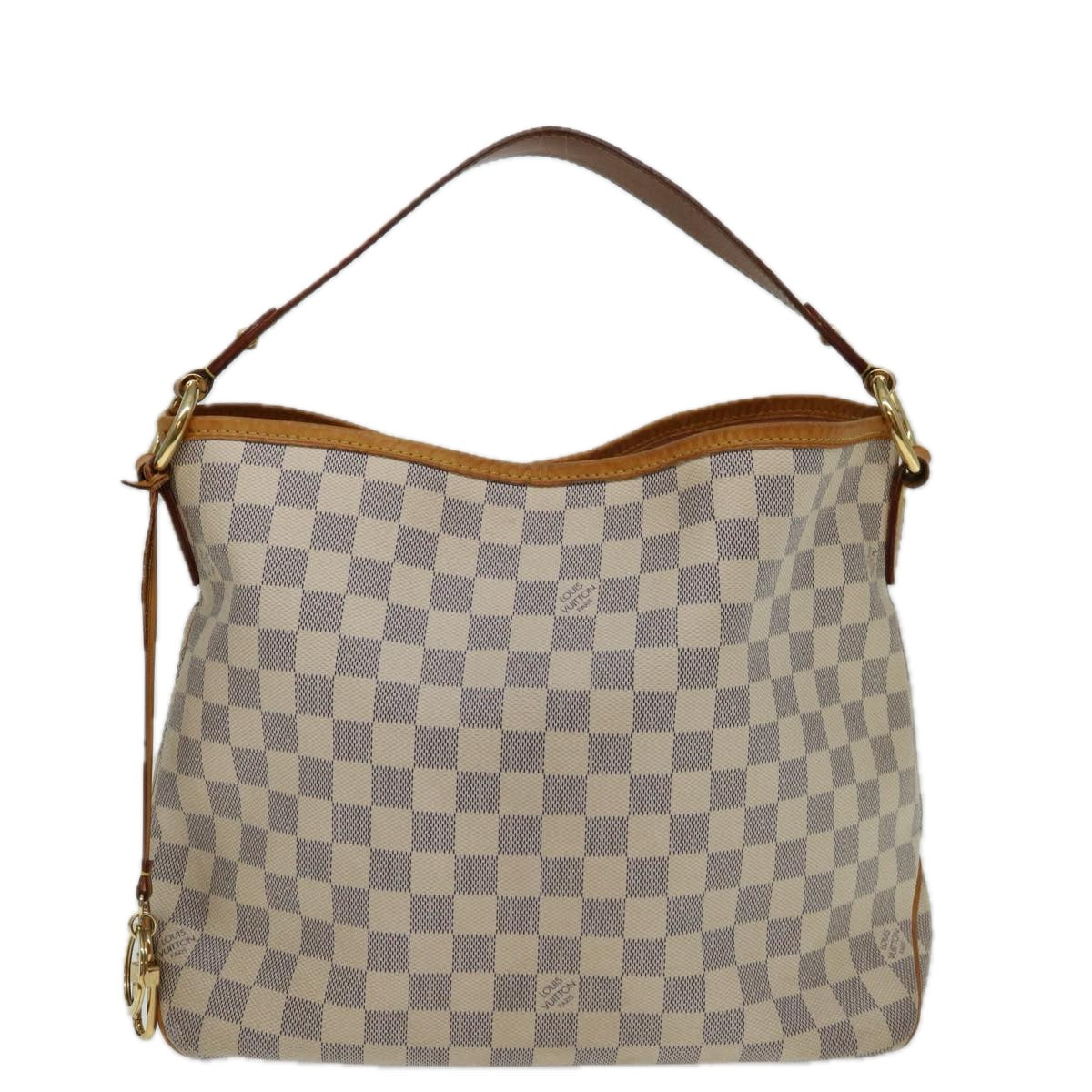 LOUIS VUITTON Damier Azur Delightful PM Shoulder Bag N41447 LV Auth 69328