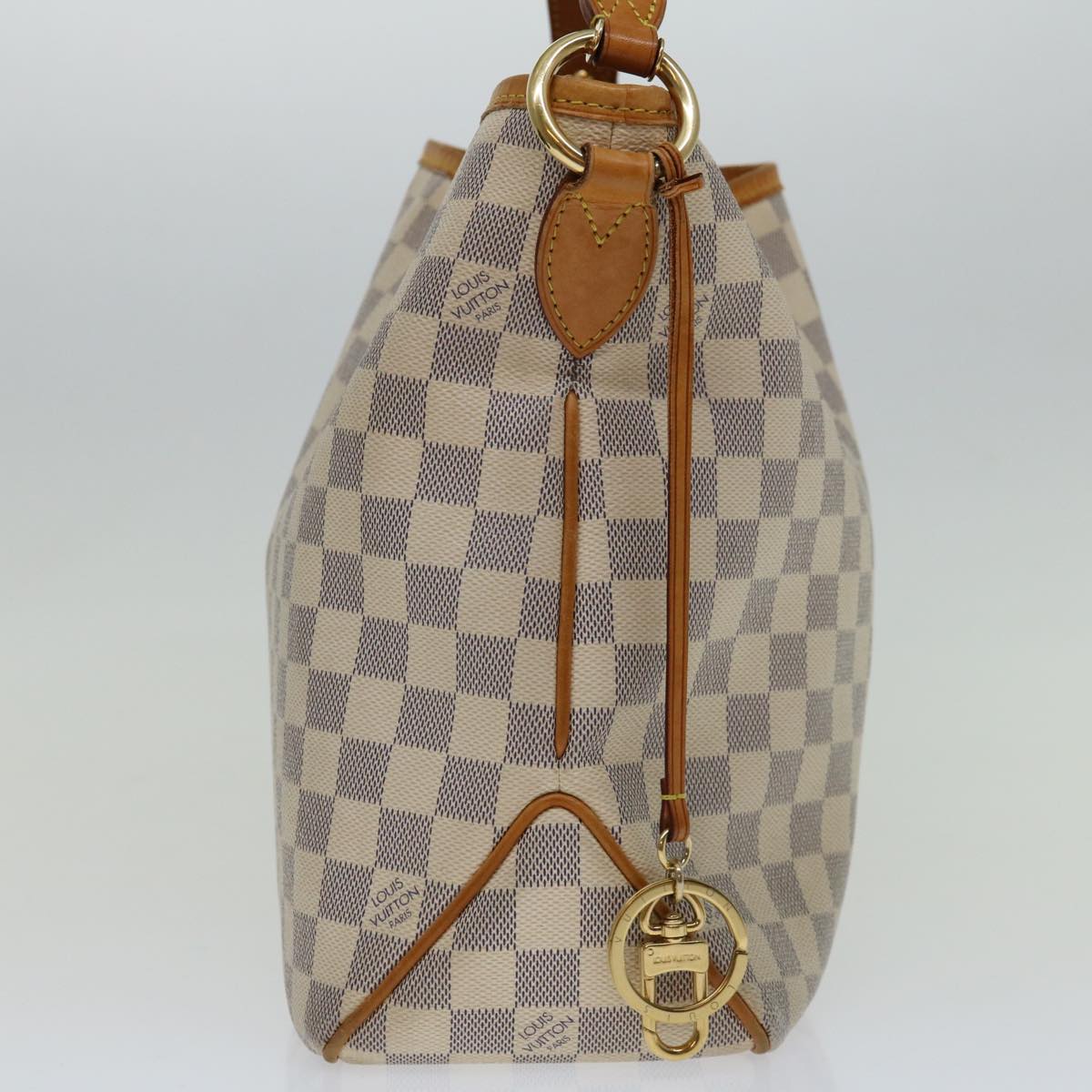 LOUIS VUITTON Damier Azur Delightful PM Shoulder Bag N41447 LV Auth 69328