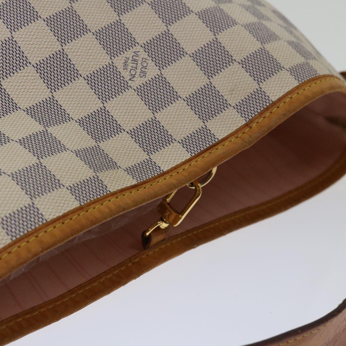 LOUIS VUITTON Damier Azur Delightful PM Shoulder Bag N41447 LV Auth 69328