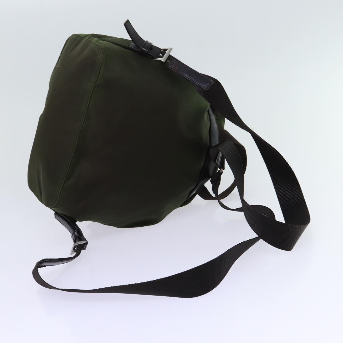 PRADA Backpack Nylon Khaki Auth 69344