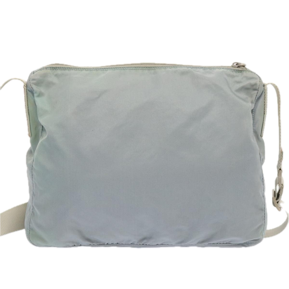 PRADA Shoulder Bag Nylon Light Blue Auth 69346