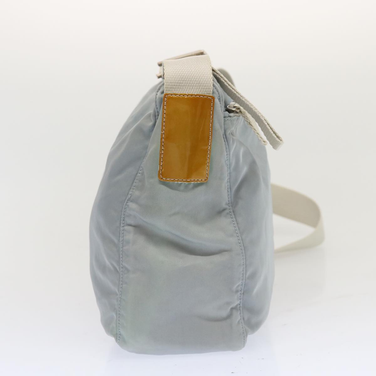 PRADA Shoulder Bag Nylon Light Blue Auth 69346