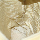 PRADA Shoulder Bag Nylon Cream Auth 69347-20