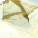 PRADA Shoulder Bag Nylon Cream Auth 69347-11