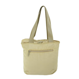 PRADA Shoulder Bag Nylon Cream Auth 69347 - 0