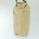 PRADA Shoulder Bag Nylon Cream Auth 69347-4
