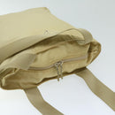 PRADA Shoulder Bag Nylon Cream Auth 69347-6