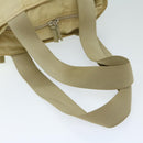 PRADA Shoulder Bag Nylon Cream Auth 69347-7
