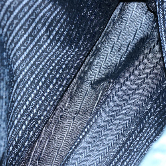 PRADA Tote Bag Nylon Blue Auth 69358