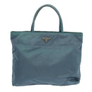 PRADA Tote Bag Nylon Blue Auth 69358-13