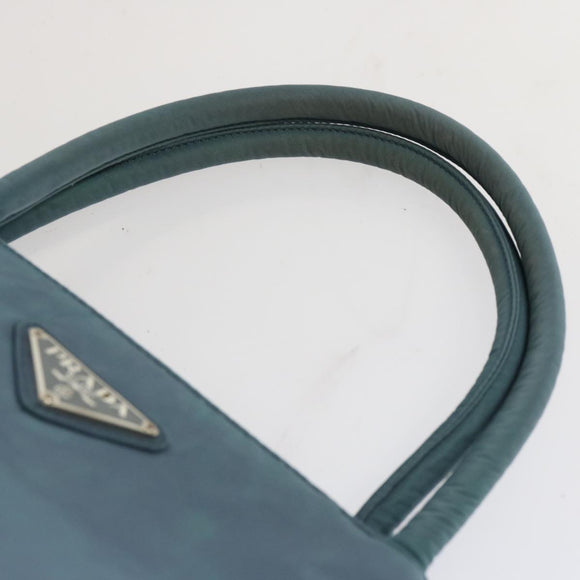 PRADA Tote Bag Nylon Blue Auth 69358