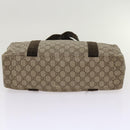 GUCCI GG Supreme Tote Bag PVC Beige 141624 Auth 69369-6