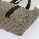 GUCCI GG Supreme Tote Bag PVC Beige 141624 Auth 69369-14